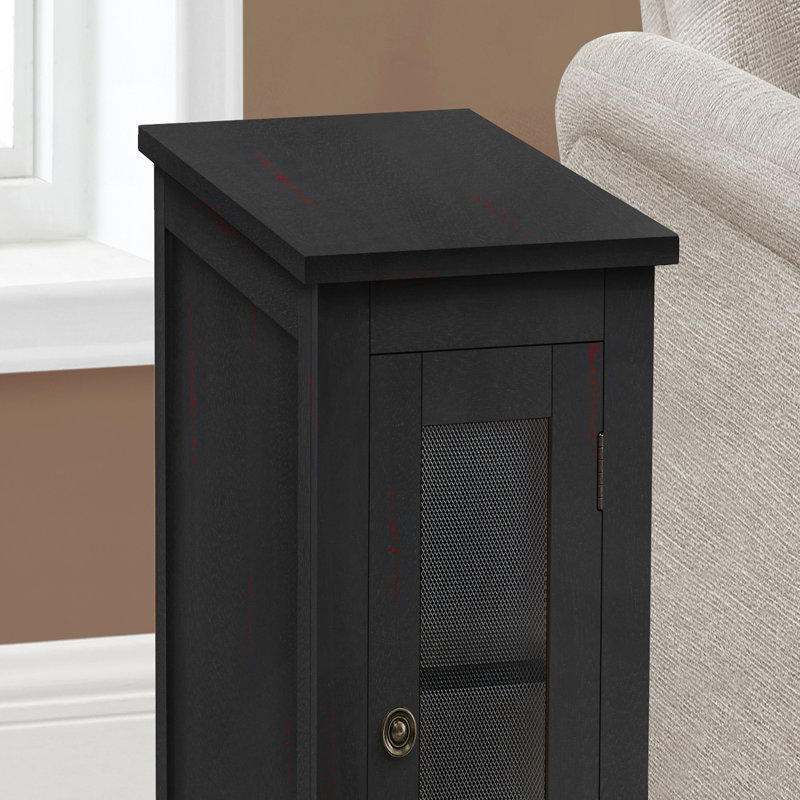 Table d'appoint, table de bout, table d'appoint, étroite, table de chevet, lampe, rangement, transitionnel