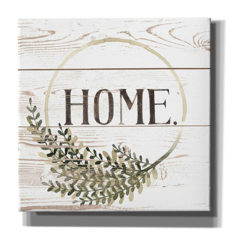 «Family Farmhouse I» par Grace Popp, art mural sur toile, H 26 po x l 26 po x P 1,5 po