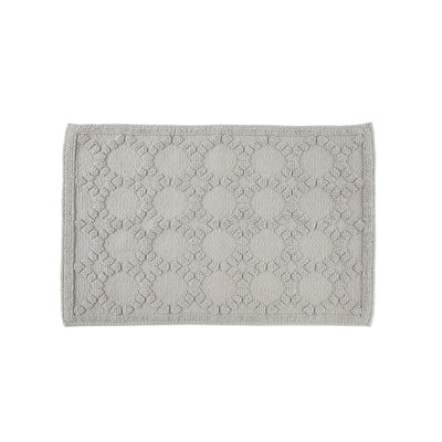 Clean Design Home x Martex Anti-Allergen 100% Cotton Savoy Geometric Non Slip Back Bath Rug