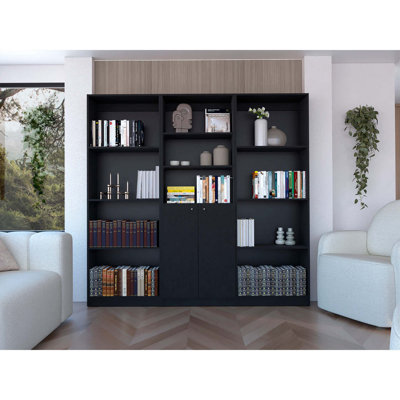 Stylish And Functional 3 Piece Living Room Set With Ample Storage And Display Options