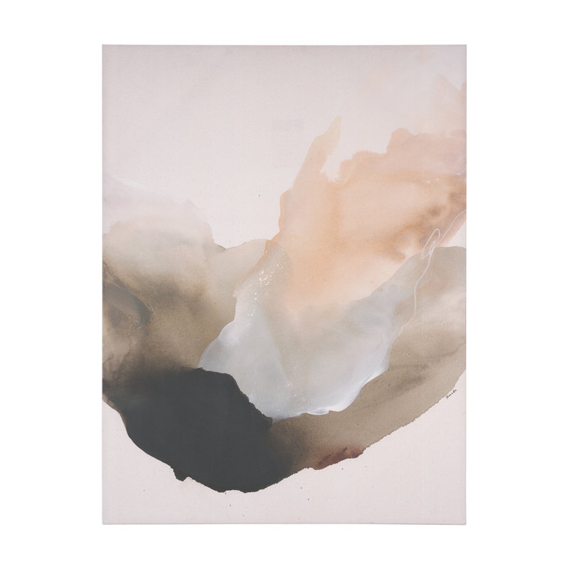 Toile texturée embelli à la main «Free Beginnings» par Ira Havuka, Débuts libres, 50" H x 45" W 