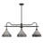 Balfor 3 - Light Antique Black Iron Pendant