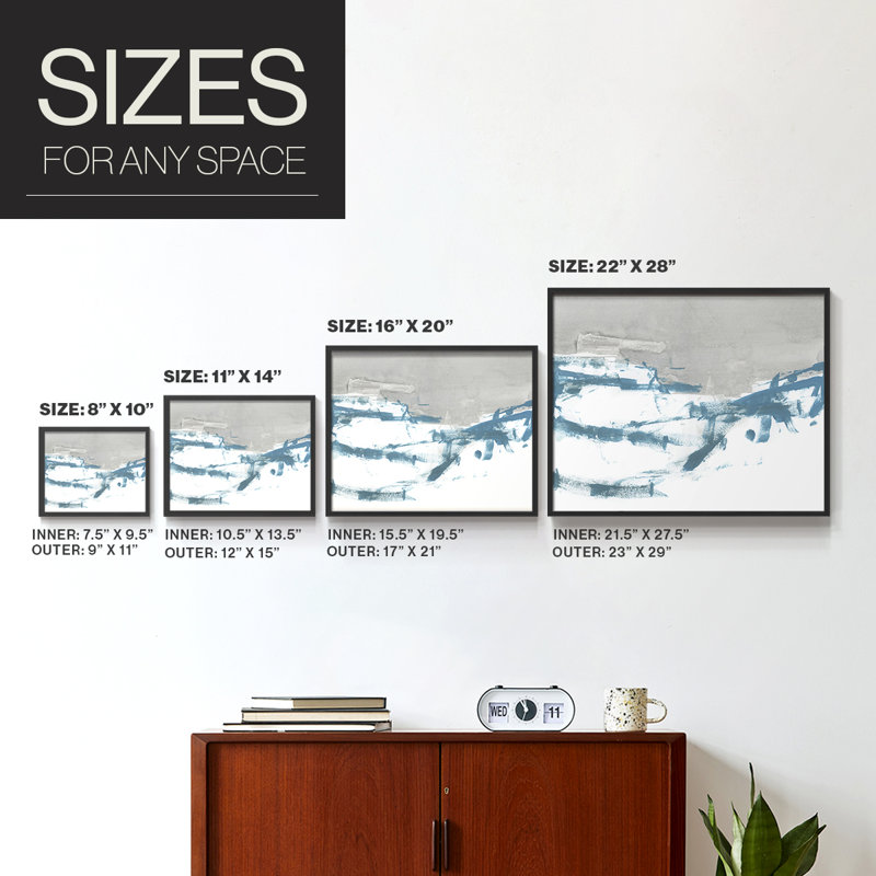 Meta Land III -Framed Print - Restickable