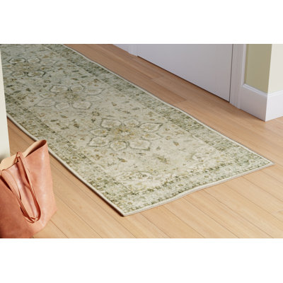 Louane Machine Woven Oriental Area Rug