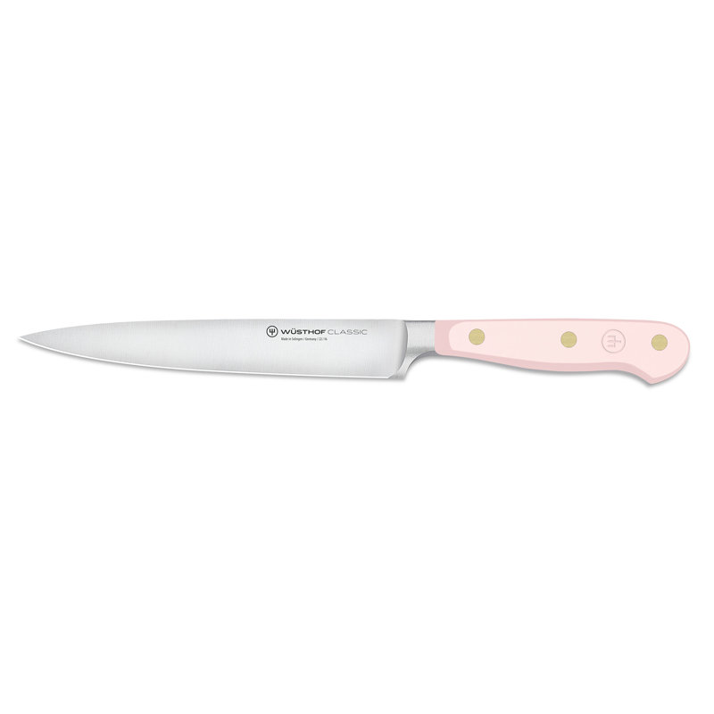 Couteau utilitaire de couleur rose de l'Himalaya classique 6 po WÜSTHOF, Sel rose de l'Himalaya