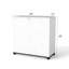 Armoire de rangement en forme de losange avec tablette 75 gallons Decksplore-101510249