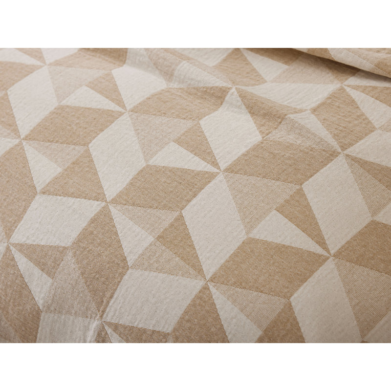 Pismo Organic Organic Throw Blanket, King, Hazel