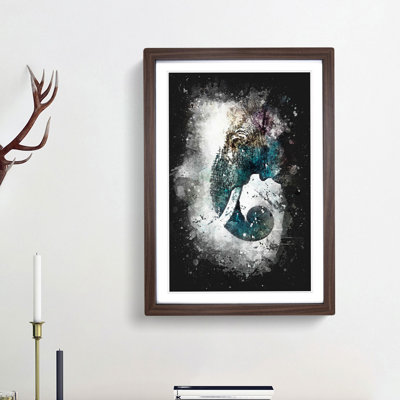 Elephant Profile - Framed Print