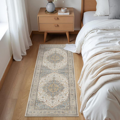 Tapis oriental beige intérieur / extérieur Jalen