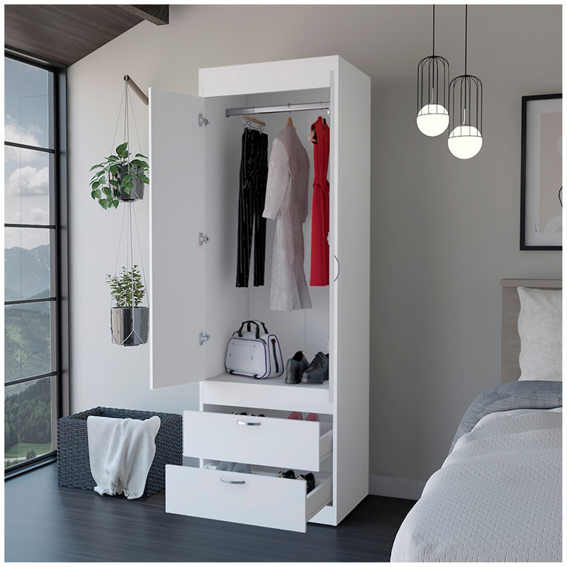 Armoire Tarento, finition deux tiroirs