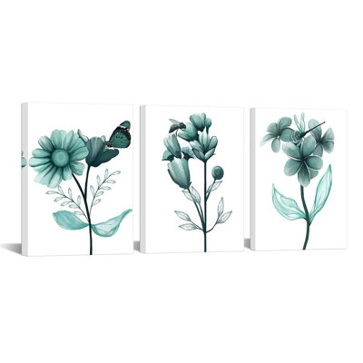 3 Piece Wrapped Canvas Wall Art