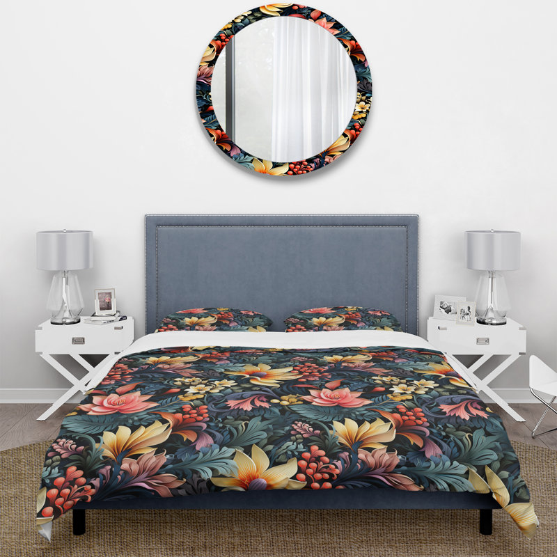 Ensemble de housse de couette à motif cachemire Urban Wilderness, Housse de couette pour grand lit et 2 taies décor