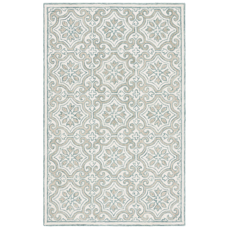 Lauren Ralph Lauren Hand Tufted Wool & Cotton Damask Rug, Rectangle 3' x 5'