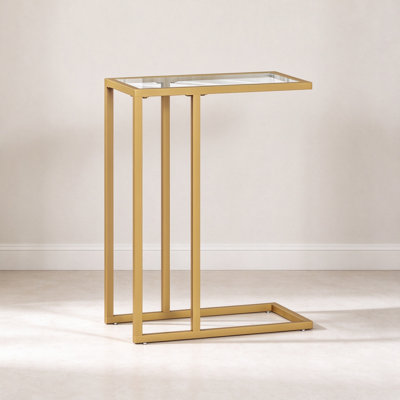 C Table and Frame Side Table