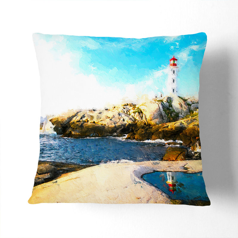 Square Throw Cushion, 55cm H x 55cm W x 20cm D, Black