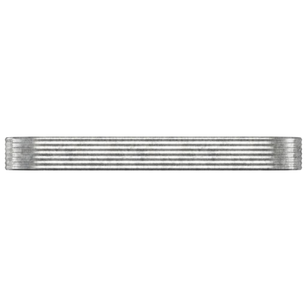 vidaXL Galvanised Steel Raised Garden Bed 322 x 100 x 36cm - Image 4
