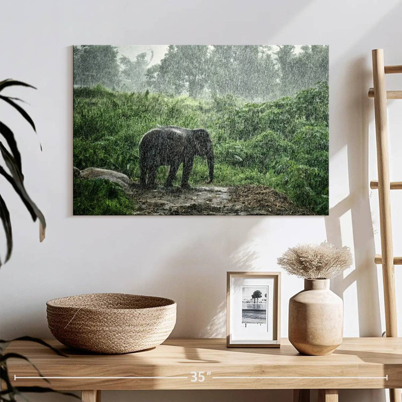 Brampt Elephant Rain Bath, 16" H x 24" W
