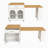 80" Expandable Kitchen Island Dining Table, Marble-Grain Countertop With Power Outlet, Storage Kitchen Prep Station With Wine Rack-801538827