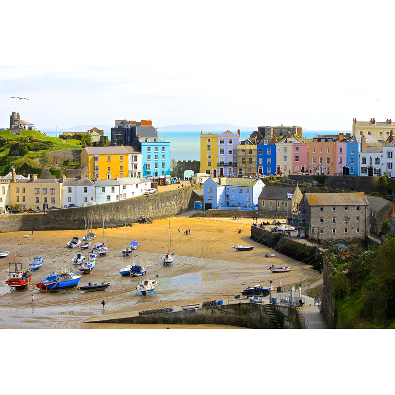 Tenby - Illustration sans cadre sur toile, H 8 po x l 12 po