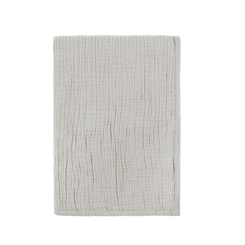 Tc Cotton Linen Blend 50"x70" Throw Blanket