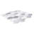 Serenity 1.75" x 2.88" Glass Honeycomb Mosaic Wall Tile-45293111