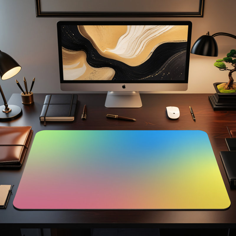 Polyester Desk Pad, 31.5x15.5