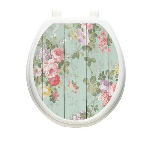 HICCVAL Plant Leaves Flowers Toilet Seat Lid Stickers Self-Adhesive  Bathroom Wall Sticker Green Leaf Floral Toilet Lid Decals DIY Removable  Waterproof