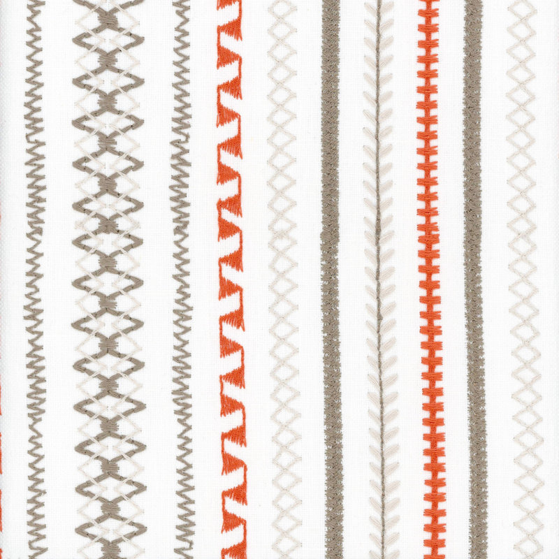Stella Stripe Fabric, Marmalade