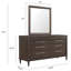 Commode 8 tiroirs avec miroir