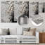 Blanc et noir Tranquility Unleashed IV - Décoration murale en métal-738185620