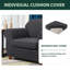 Textured Grid Stretch Soft Box Cushion Armchair Slipcover-91323906