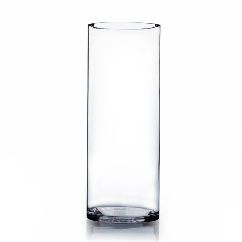 Broadalbin Handmade Glass Jar, 12" H x 4" W x 4" D