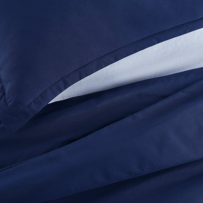 Navy Twin/Twin XL Ultra Soft Hypoallergenic Duvet Cover Set