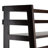 Acadian 63"H Solid Wood Transitional Ladder Bookcase with Slanted Frame and Open Storage-1932596972-1932075336