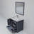 Jacques 36 in. W x 22 in. D Left Offset Bath Vanity, Faucet Set, & 34 in. Mirror-66637718-90699732