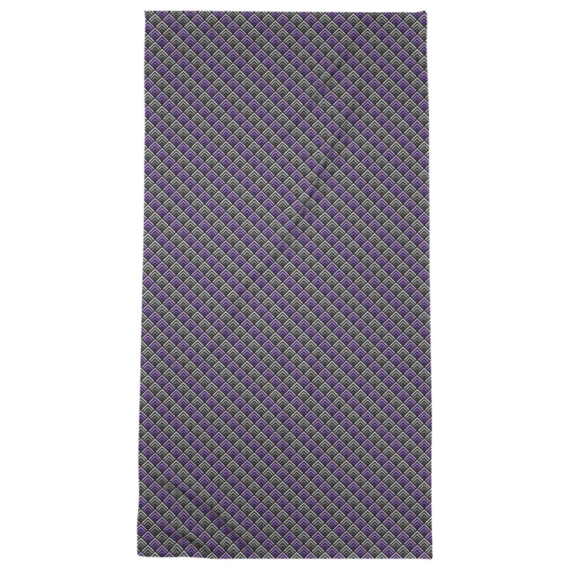 Katelyn Elizabeth Cotton Blend Bath Towel, Purple/Gray