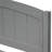Gray Twin Platform Bed With Trundle - Solid Wood Construction For A Cozy Bedroom Ambience Elegance-526601276