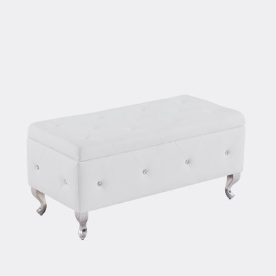 Banc de rangement repose-pieds