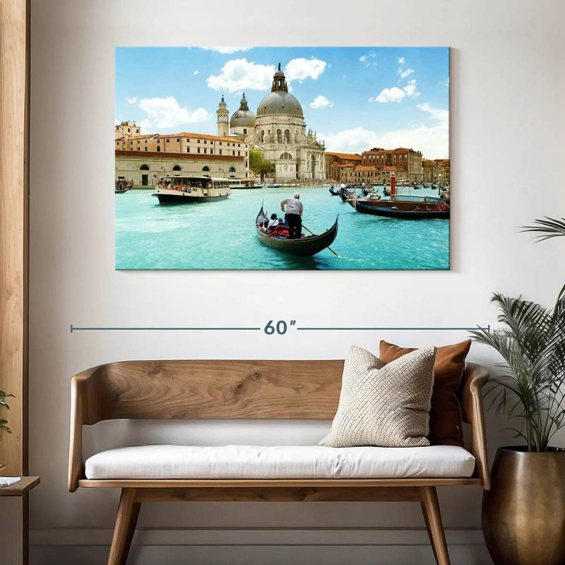 Bateaux Ravi Grand Canal, H 32 po x l 48 po