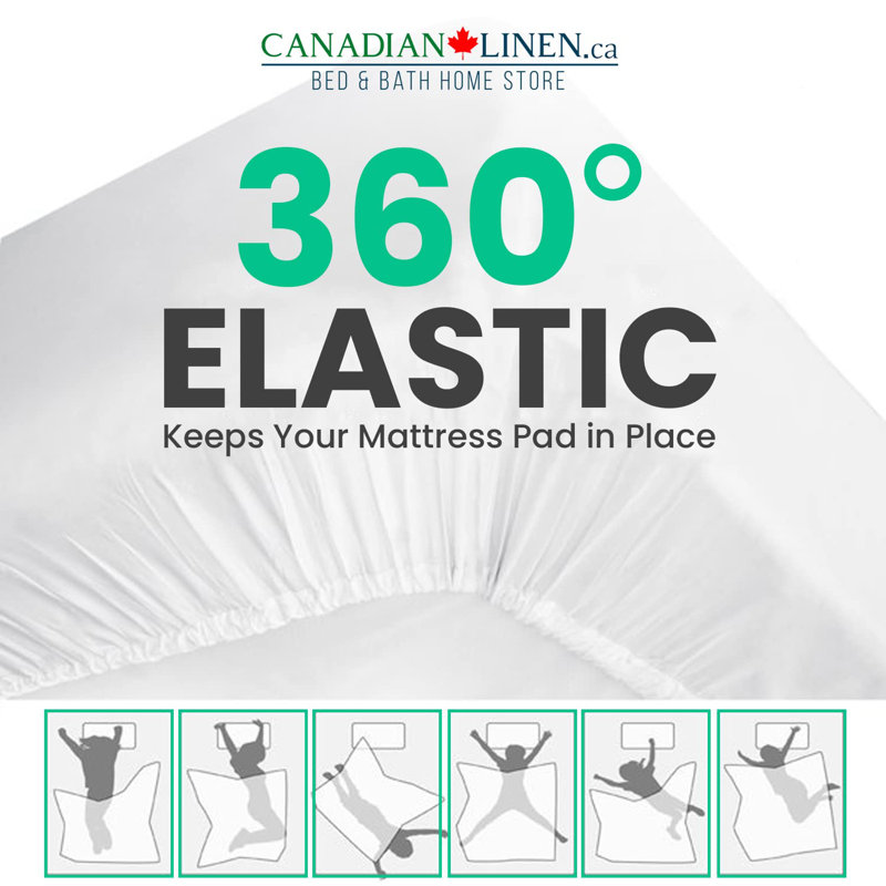 Housse de protection matelassée pour matelas Luxury Luxury, Double