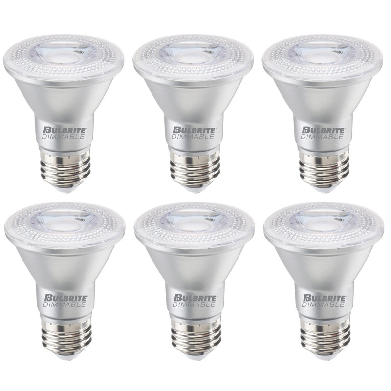 6,5 watts (équivalent 50 watts), DEL PAR20, intensité variable, ampoule blanc chaud (2 700 K) E26 / culot moyen (standard)