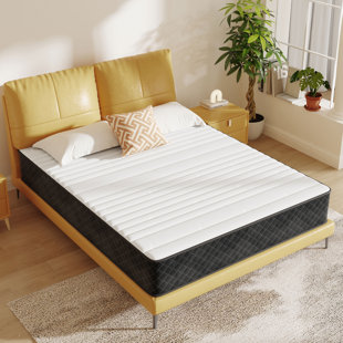 25cm Double Mattress Hybrid Pocket Sprung Memory Foam Skin-Friendly Individually Wrapped Coil Mattresses Medium Firm