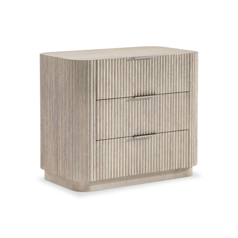 Bernhardt Lucerne 3 Drawer Nightstand, 34"