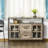Industrial Sideboard Buffet Cabinet With Elegant Design And Multi-Functional Use