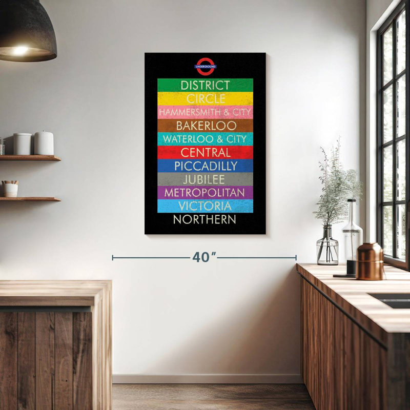 London, 39" H x 26" W