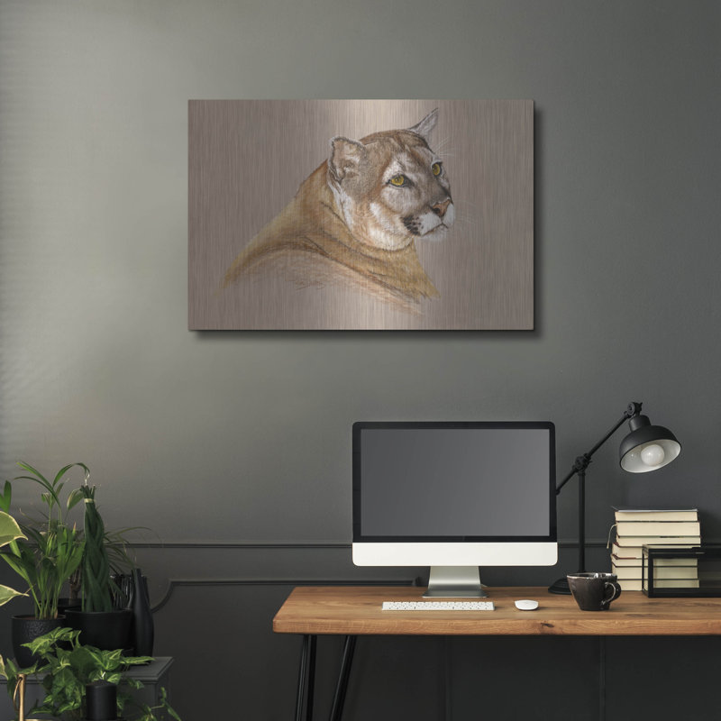"Cougar" par Barbara Keith, H 24 po x l 36 po