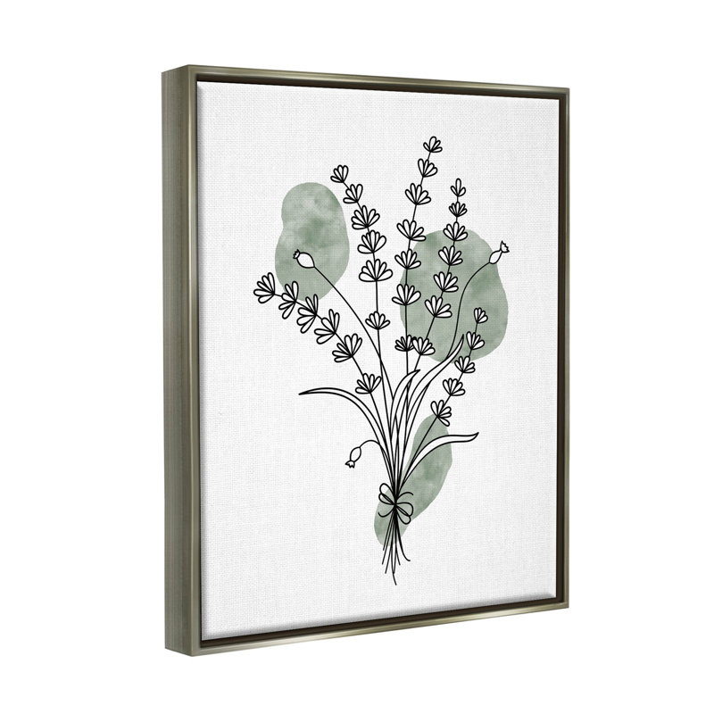 Fleurs sauvages encadrées, estampe numérique par JJ Design House LLC, Estampe numérique Farmhouse