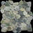 Green Flat Jade Pebble Mosaic 12" x 12"