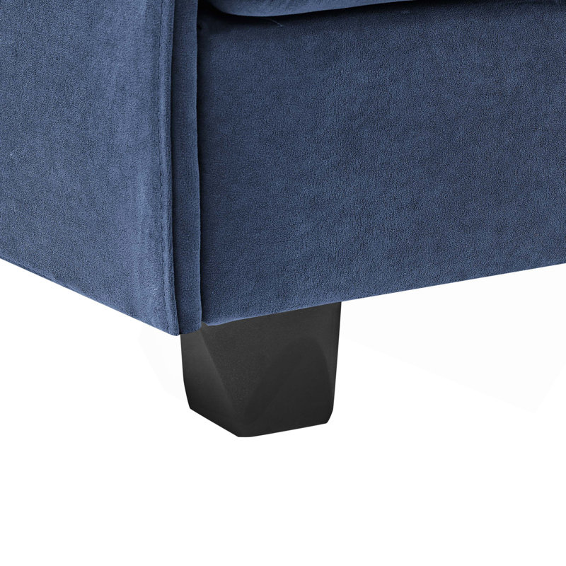 Canapé modulaire en polyester, Dark Blue Polyester