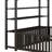 Metal House Bed With Detachable Shelves-1125106455